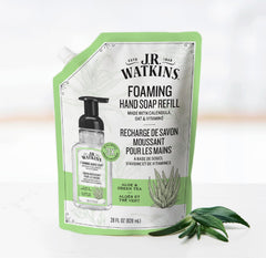 J.R. Watkins foaming hand soap refill pack for convenient restocking