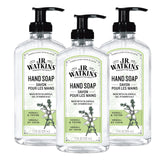 Botella de gel de manos J.R. Watkins Neroli y Tomillo con aroma suave para uso diario.
