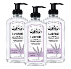 Gel de manos J.R. Watkins lavanda, espuma suave para limpieza diaria