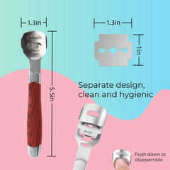 JRKOETY ergonomic plastic handle offers comfortable grip for precise grooming
