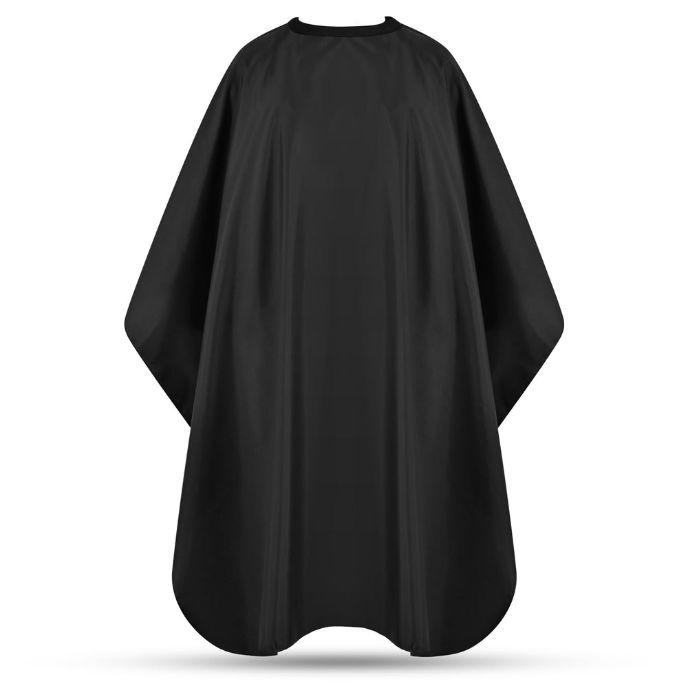 JSAZCKC hair cutting cape 57x51 inches in black for full coverage during trims.