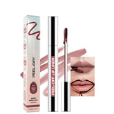 JUAAZIN empaque frontal muestra el tono marrón rojizo mate para labios.