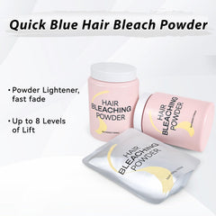 Close up of JUANCHI Hair Bleach Powder powder-dust texture for even coverage