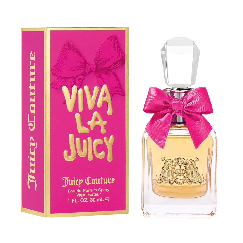 Juicy Couture Viva La Juicy bottle front with bright citrus opening