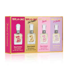 Juicy Couture Gold Couture bottle highlights luxurious amber gourmand mood for evening occasions.