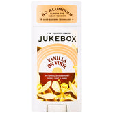 Desodorante JUKEBOX para mujer en envase, ideal para uso diario y comodidad.