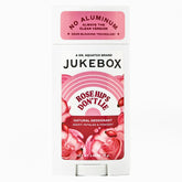 Desodorante JUKEBOX para mujer con rosa mosqueta, aroma suave diario.