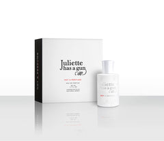 Not A Perfume bottle tilt shows clean lines and compact design
