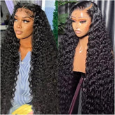 Jumida 30-inch water wave lace front wig for voluminous daily wear
