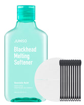 JUMISO, botella de solución suave que derrite puntos negros para poros más limpios.