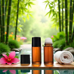 Junfamilee front view of 50ml bottle shows compact travel-friendly size for trips.