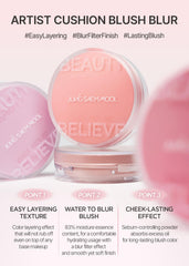 JUNG SAEM MOOL Artist Cushion Blush con puff para aplicación precisa