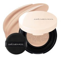 Jung Saem Mool base esponja natural: acabado radiante y cobertura ajustable para uso diario