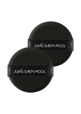 Jung Saem Mool cushion puff natural cover round 2.1 inch for seamless application.