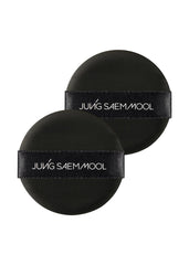 Jung Saem Mool cushion puff natural cover round 2.1 inch for seamless application.