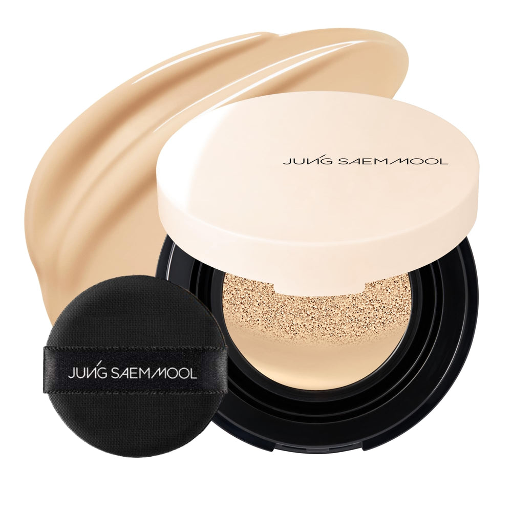 JUNG SAEM MOOL Cushion Esencial Skin Nuder, acabado natural y ligero para uso diario.