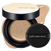 Jung Saem Mool Essential Skin Nuder cushion compact open shows natural glow for daily wear