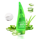 JunKuJK Aloe Gel 260ml bottle shows hydrating formula for refreshed skin