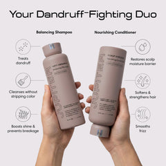 Jupiter anti-dandruff conditioner bottle helps smooth and shiny hair.