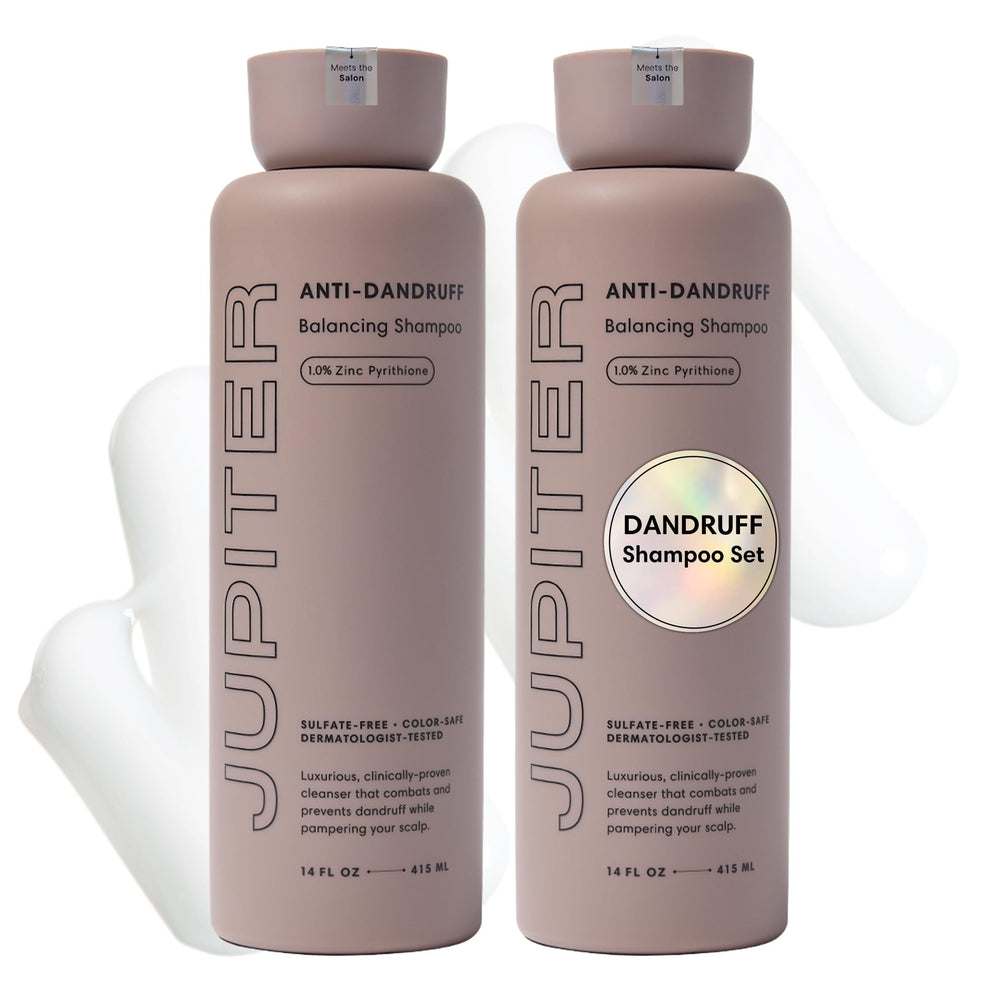 Jupiter Anti Dandruff Shampoo bottle for at home scalp care and relief