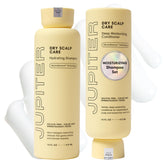 Jupiter Hydrating Shampoo bottle promotes daily moisture for soft hair.