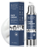 JURVEW 6-in-1 face cream bottle showing daily hydration for men.