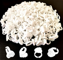 Jusbuya Blossom heart glue cups pack for lash extensions and fast fan creation
