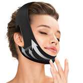 Juskaa V-Line lifting mask packaging, highlighting reusable design for easy at-home contouring