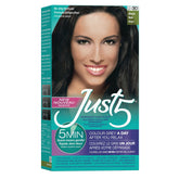 Just 5 5 Minute Color bottle application for natural gray coverage.