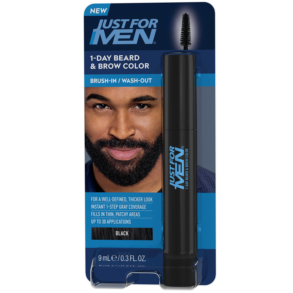 Just for Men 1-Day Beard & Brow Color: aplicación rápida en barba y cejas