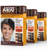 Just for Men Control GX bottle front showing gradual grey reduction.