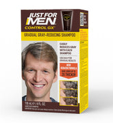 Just for Men Control GX shampoo botella: reducción gradual de canas con cada lavado