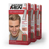 Just For Men Easy Comb-In Color Dark Blond tube for quick gray coverage.