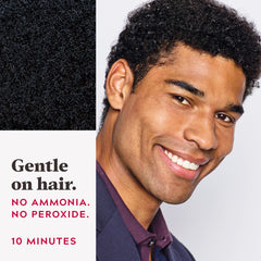 Just For Men Easy Comb-In Color Jet Black packaging showing shade option.