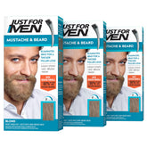 Just For Men Mustache & Beard Dye brush-in application on facial hair