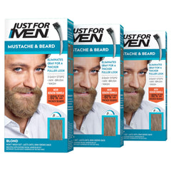 Just For Men Mustache & Beard Dye brush-in application on facial hair
