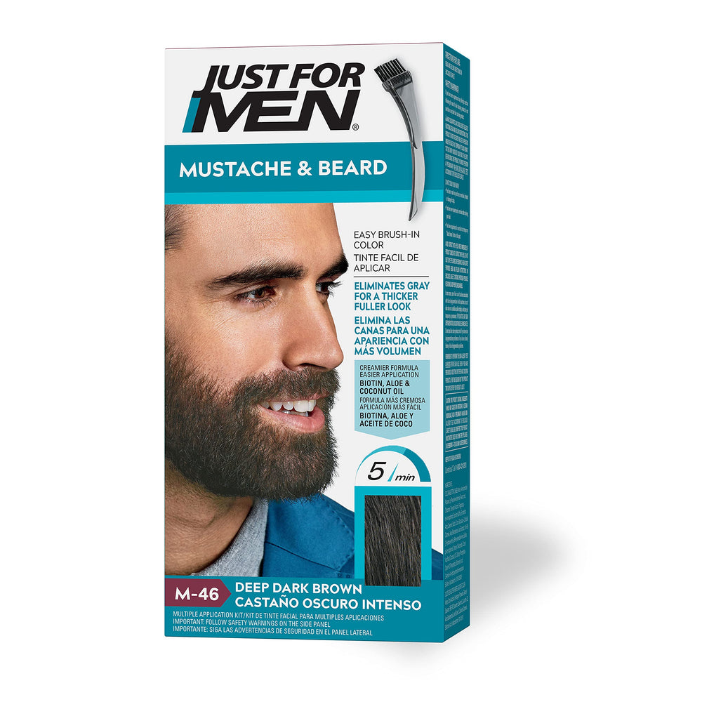 Just For Men Mustache & Beard dye application brush for quick gray coverage