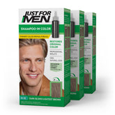 Just For Men Shampoo-In Color box front showing shade H-15 for gray coverage