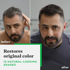 Just For Men Shampoo-In Color Jet Black box showing complete kit for quick five-minute coloring