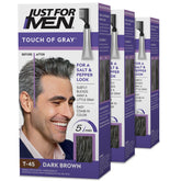 Just For Men Touch of Gray pack of 3 with comb applicator for easy at-home color