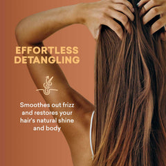 Just Nutritive Easy Detangling formula aids effortless comb-through and reduced breakage.