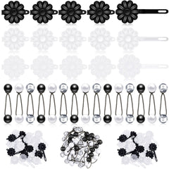 Conjunto Jutom de 72 piezas, horquillas de bolas para niñas, perfecto para peinados diarios.