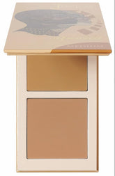 Juvia's Place Bronzed Duo Medium Soft Matte compact for effortless sculpting and sun-kissed warmth.