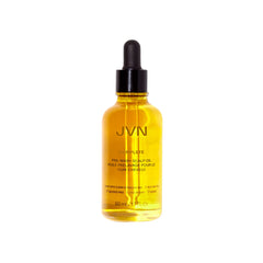 JVN Complete Pre-Wash Scalp Oil bottle demonstrates soothing clarifying treatment for the scalp.