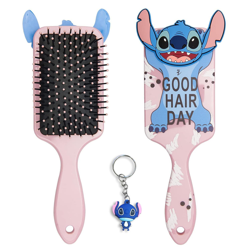 JWDWYX Stitch detangling brush for wet hair with gentle bristles