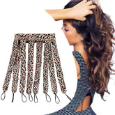 JYHi leopard print heatless curl headband for long hair with soft finish and no heat.