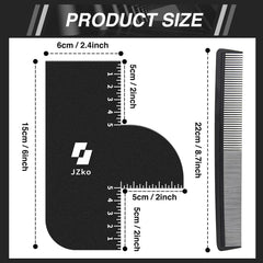 JZko edge line up tool with precision focus for symmetric hairlines.