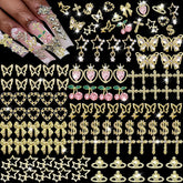 KACHIMOO gold nail charms stars and planets add celestial sparkle for chic nail art