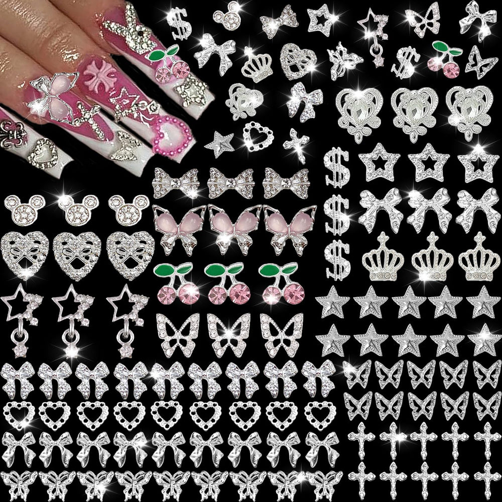 KACHIMOO butterfly charm for eye-catching nail art.