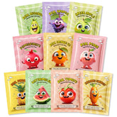 Kaely 10-pack fruit face masks with pineapple for refreshed, hydrated skin.